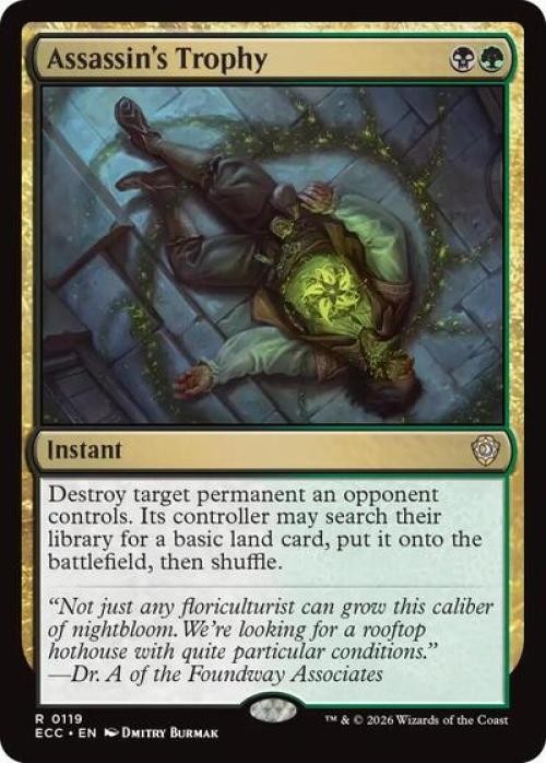 ~ Assassin's Trophy ~ NM ~ Commander: Lorwyn Eclipsed ~ MTG ~