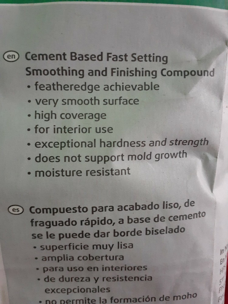 Schonox SL Cement Based Rapid Drying 10 lbs Bag