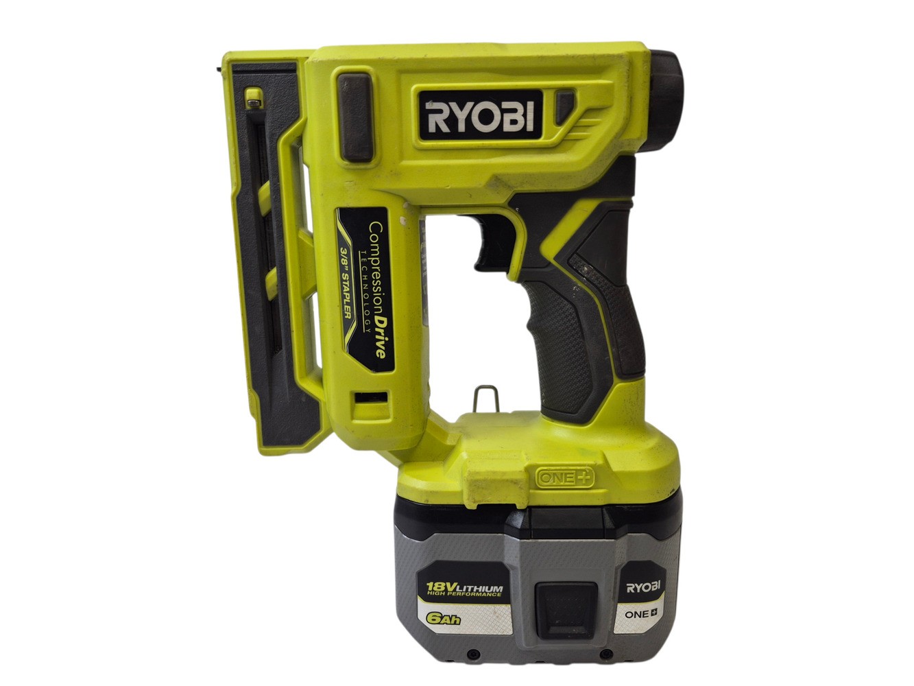 Ryobi P317VN ONE+ 18V 3/8 in. Cordless Crown Stapler W/ 6AH Battery