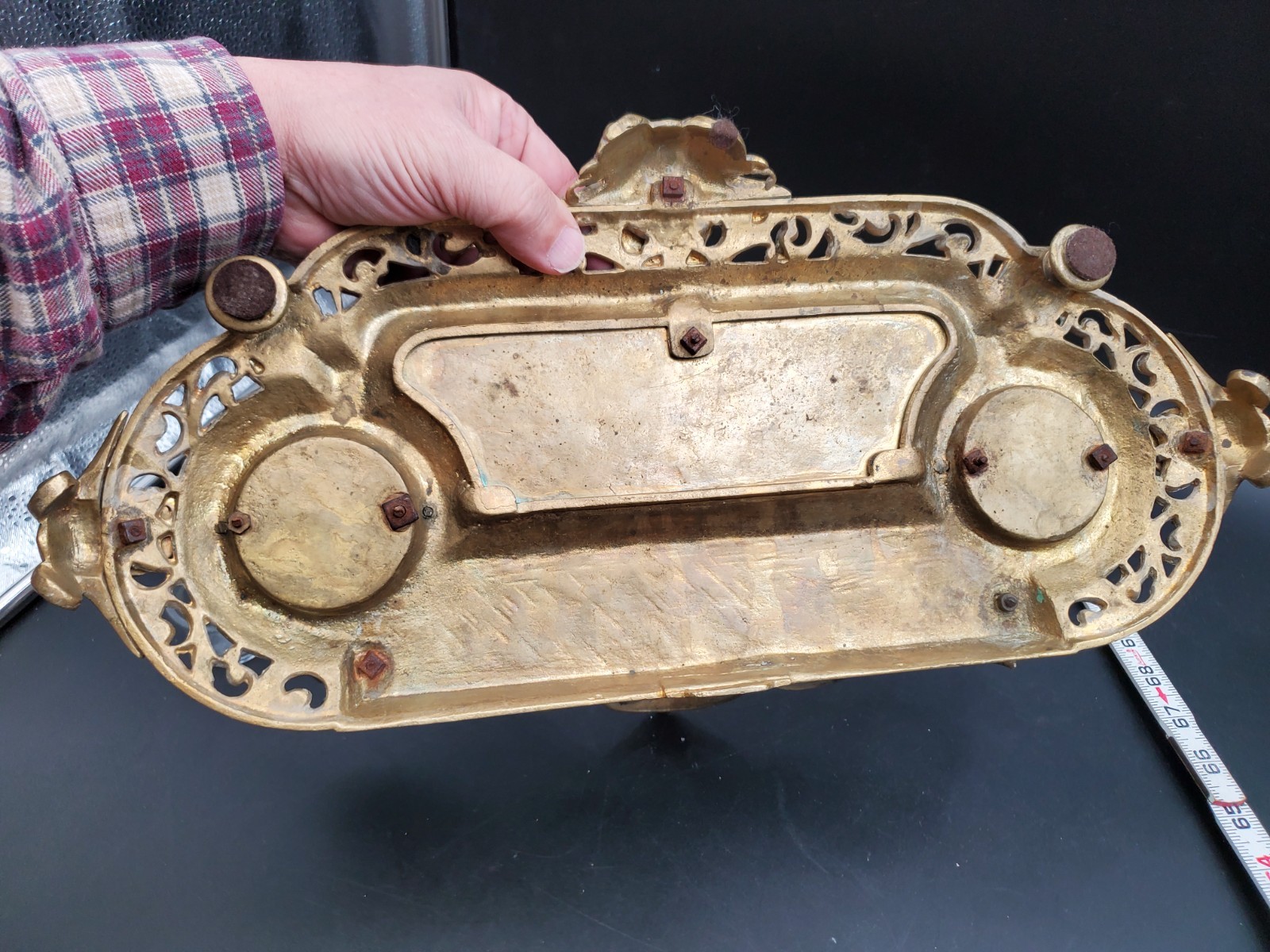 Napoleon III Gilt Bronze Inkwell, 19th Century