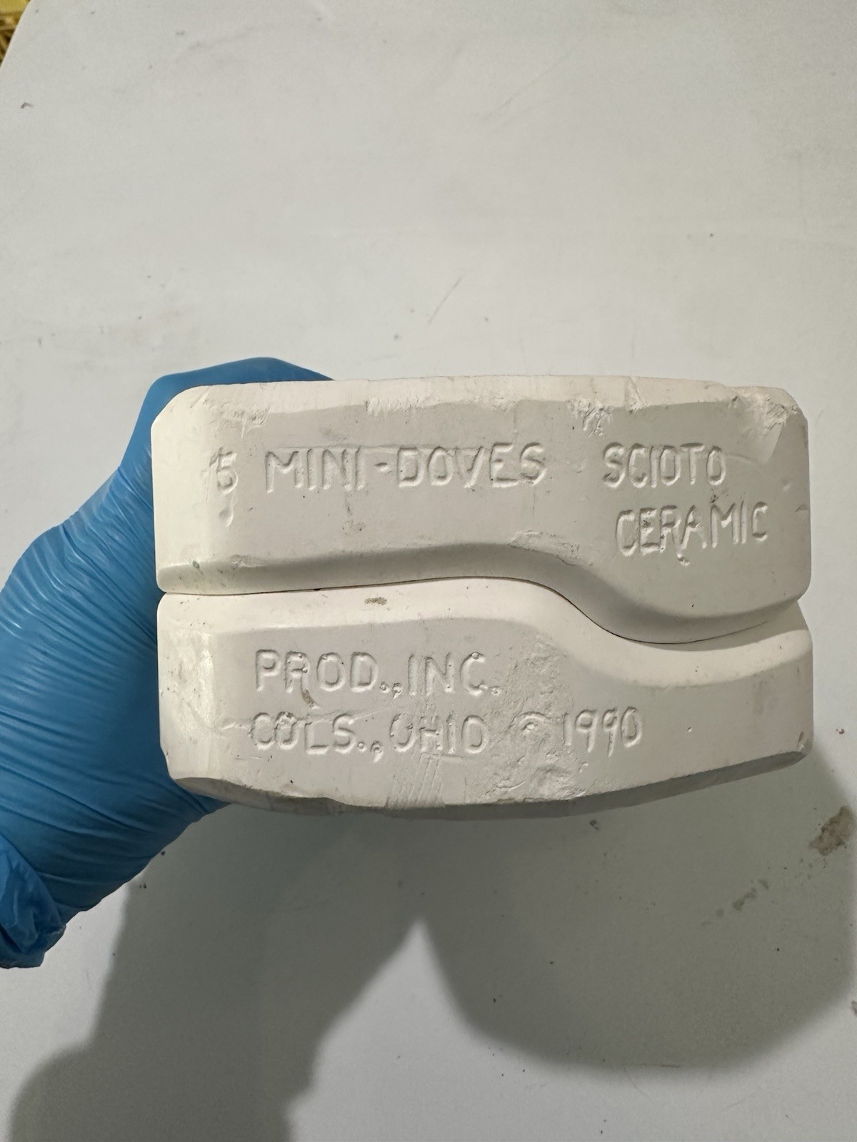 Scioto Ceramic Prod S-1976 Five Mini Doves Birds 1990 Vintage Ceramic Slip Mold