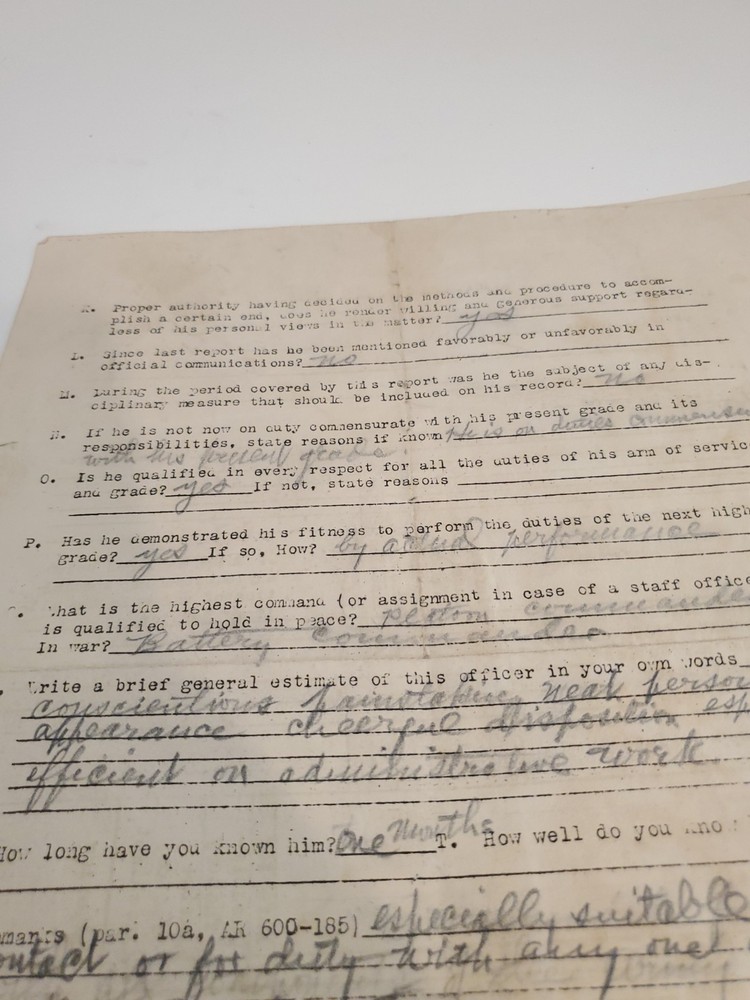 1933 Sheffield Edwards CCC Archive: Signed Docs, Reports & Discharges - CIA Dir