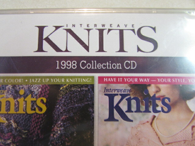 INTERWEAVE KNITS 1998 COLLECTION CD ROM FOUR PATTERNS: SPRING SUMMER FALL WINTER