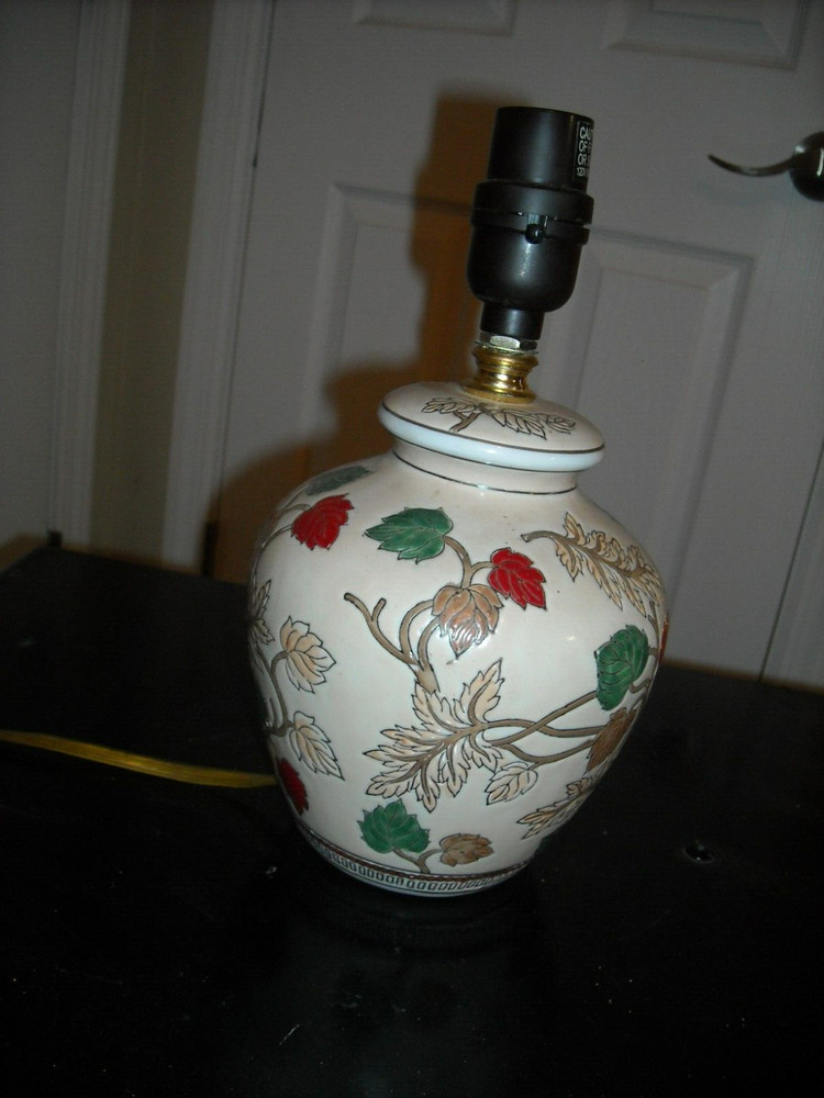 Table Lamp, 10" To The Socket, Working, Good Condition.