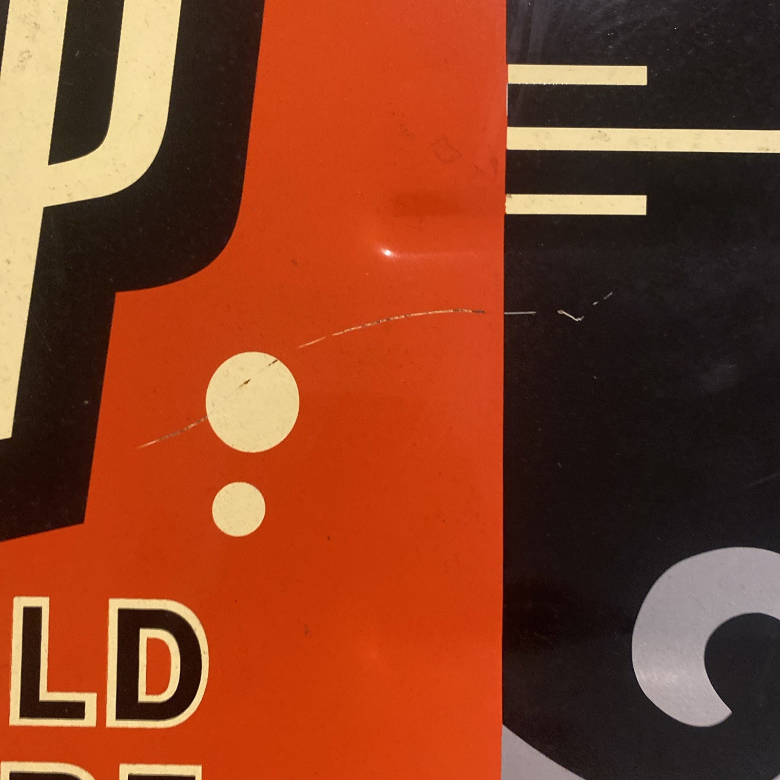 STOUT SIGN CO. LIMITED EDITION DOUBLE SIDED 7UP FLANGE SIGN 1964 Made In USA!!