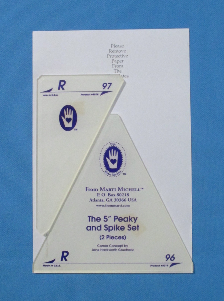 Marti Michell Perfect Patchwork Acrylic Templates Set R with 2 Templates