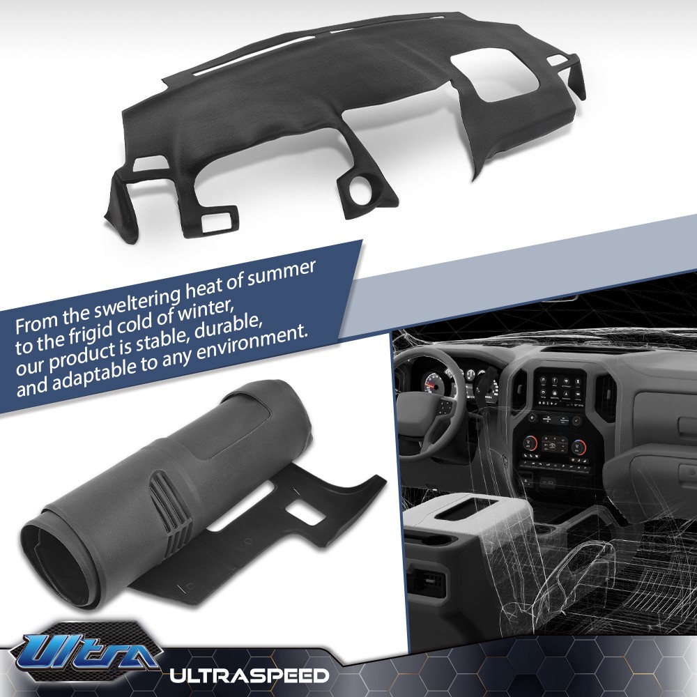 Soft TPE Dash Cover Overlay Cap Pad Fit For 2004-2009 Lexus RX330 RX350 RX400H