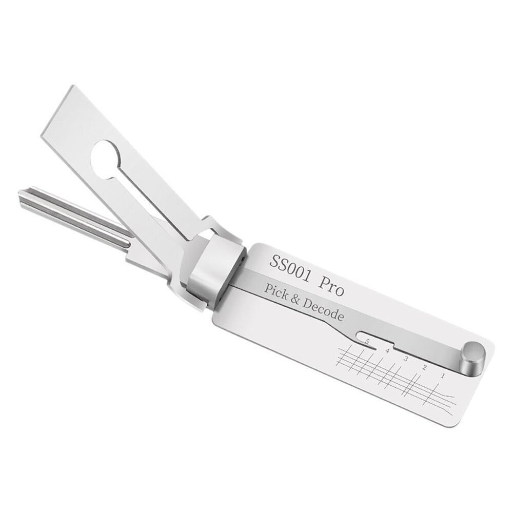 Professional SS001 Key Decoder Tool Stainless Steel for Key Cutting Code Reading