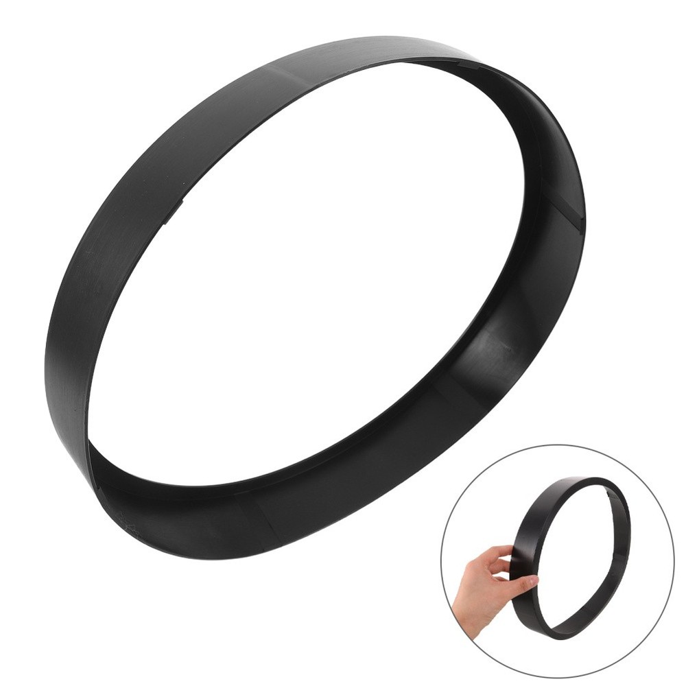 Sleek Clock Border Decorative Wall Trim Frame Lightweight Plastic