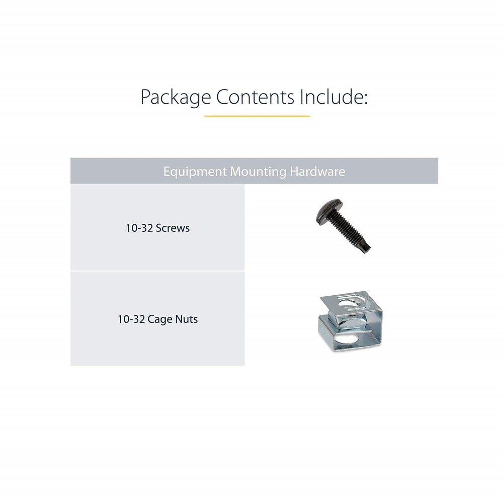 StarTech Rail Depth Adapter Kit for Server Racks - 2U
