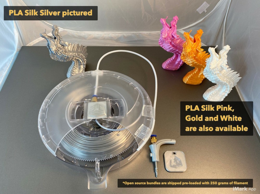 Cube 3rd Generation 3D Systems Printer Open Source Conversion Cartridge Silk PLA