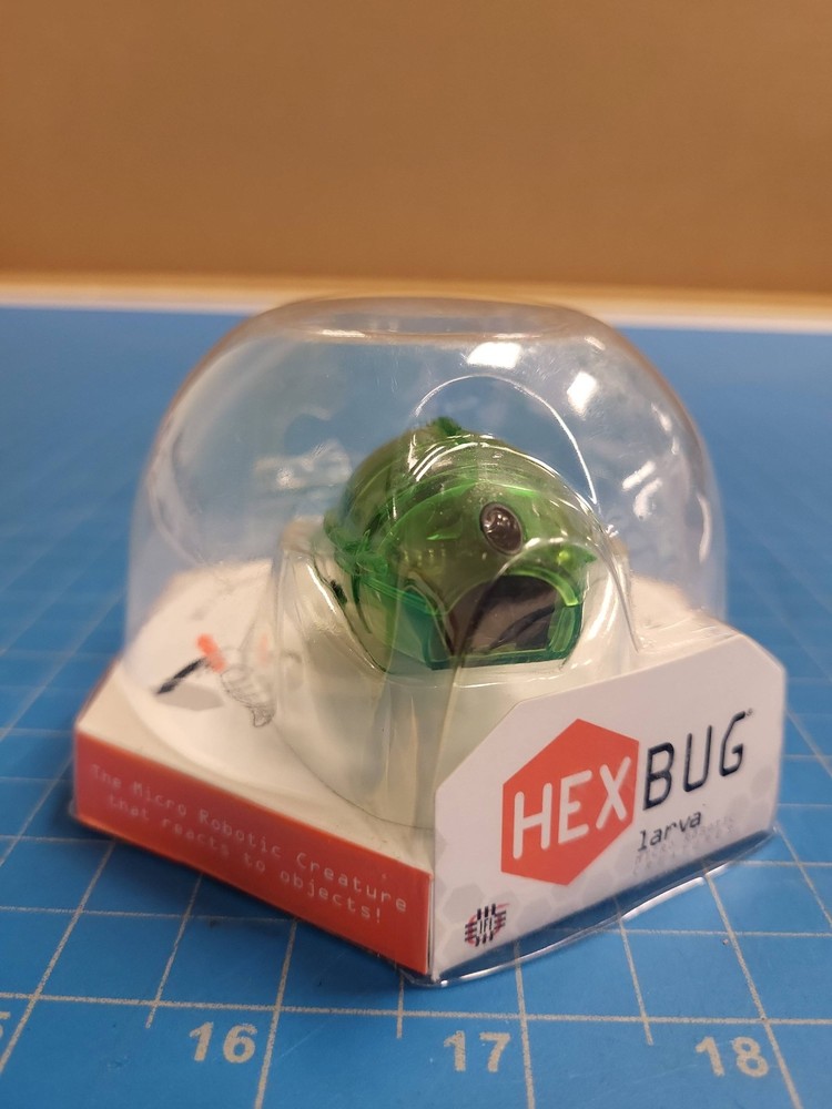 HEXBUG Larva Micro Robotic Creature Toy Green Robot Bug New in Package