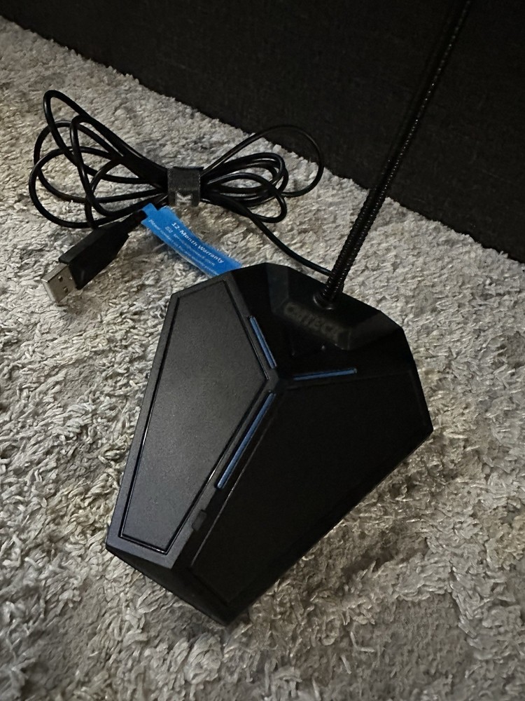CMTECK USB Computer Microphone Plug &Play Desktop Omnidirectional Condenser