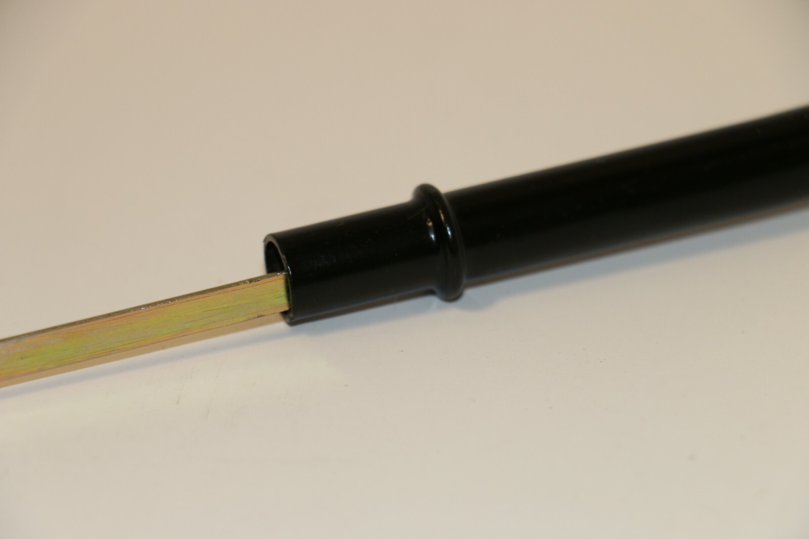 SBC Black Steel Engine Oil Dipstick 283 327 350 383 400 Tube Dip Stick SB Chevy