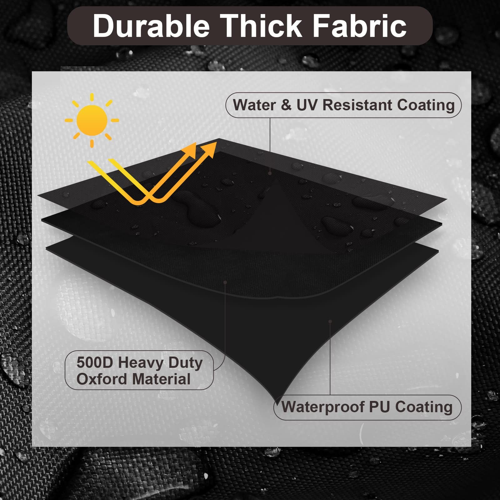 Waterproof Weatherproof Outdoor TV Cover 48"-50" inch for Outside, TV Covers ...