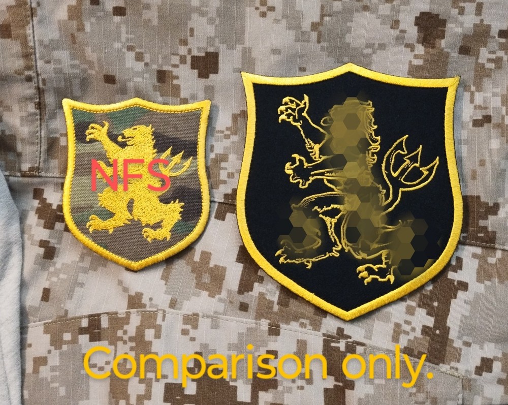 NSWDG DevGru Gold SQN Xtra Oversize Shadowbox Patch