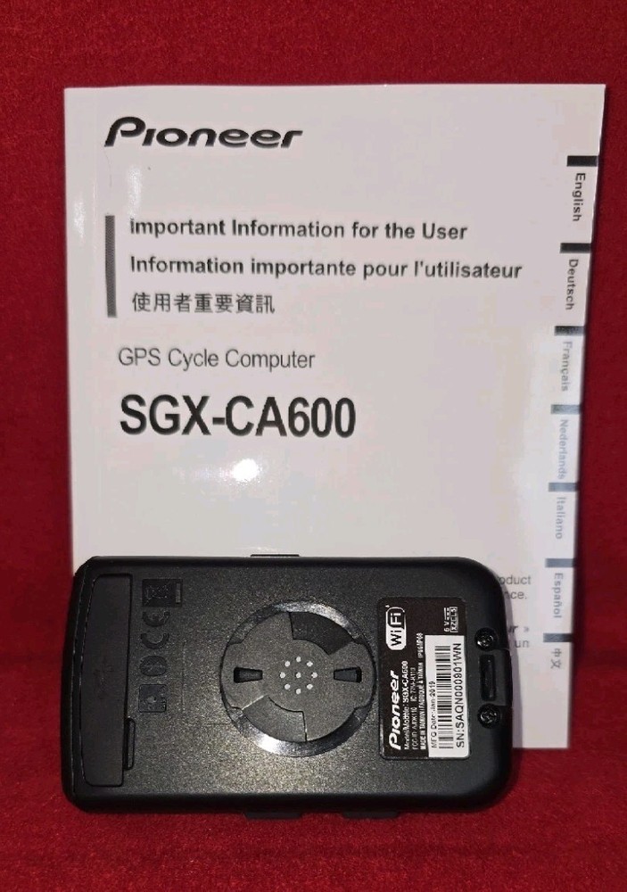 Pioneer CA600 Head unit