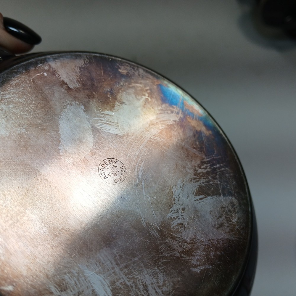 "Academy Silver on Copper" Tea Kettle