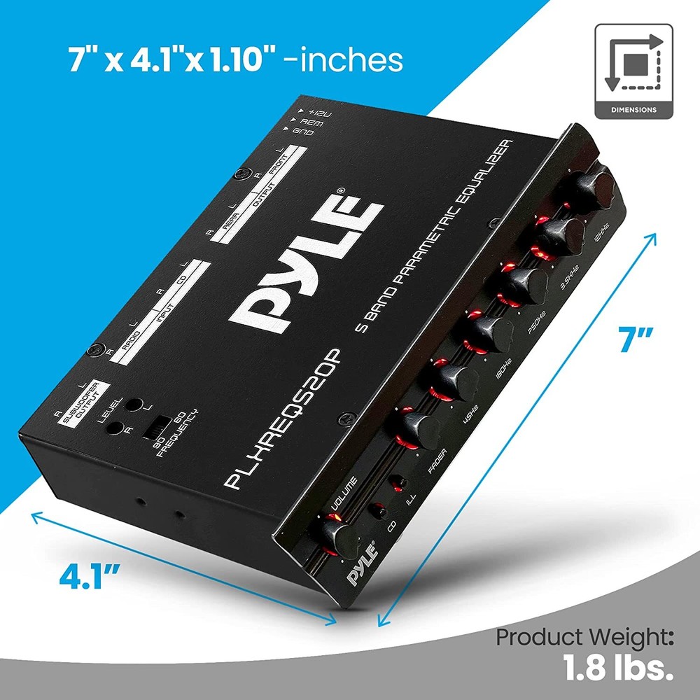 Pyle PLXREQ520P 5 Band Equalizer