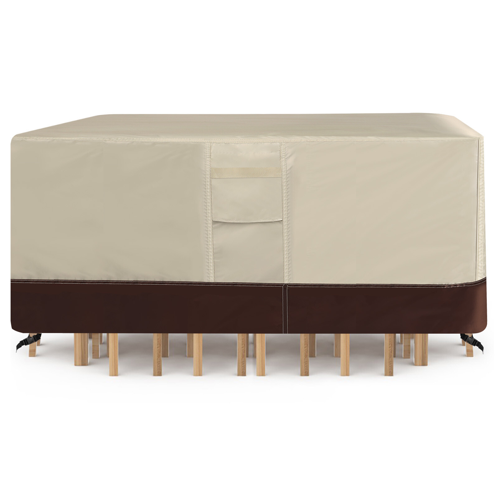 Upgrade Outdoor Furniture Cover Heavy Duty Waterproof Patio Table Cover 3-Color