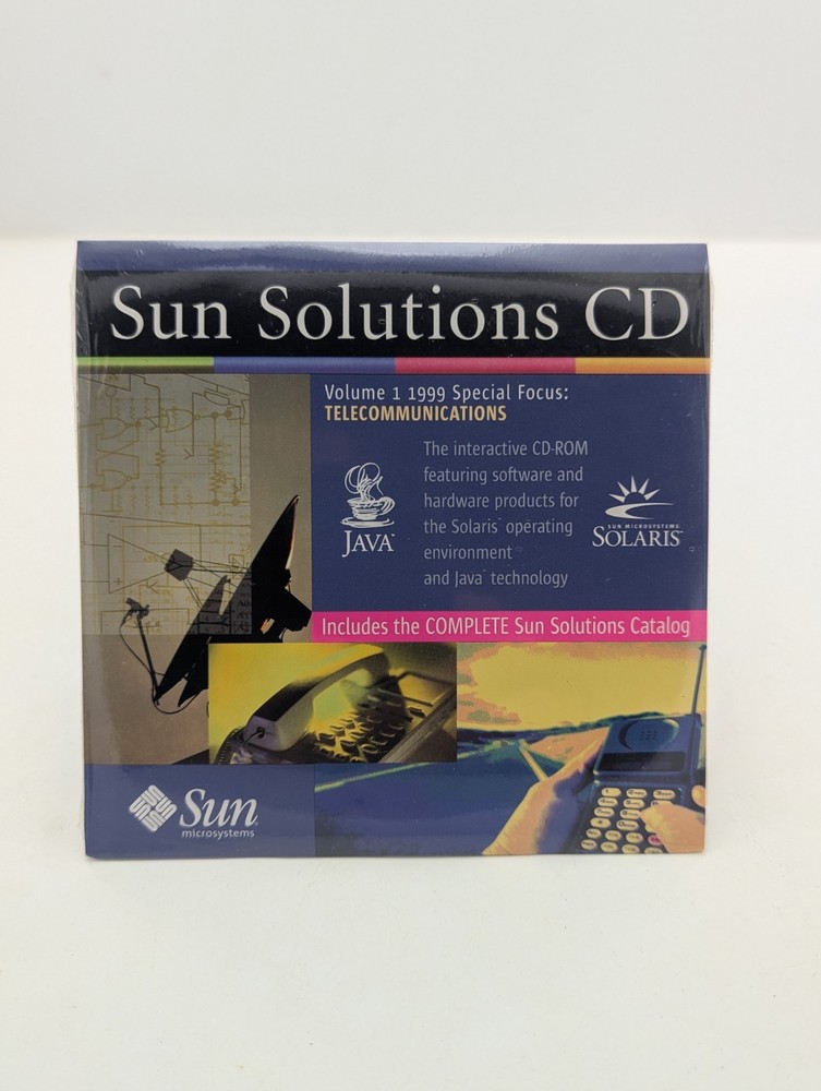 NOS Sealed Sun Solutions Microsystems 1999 CD Volume I Catalog