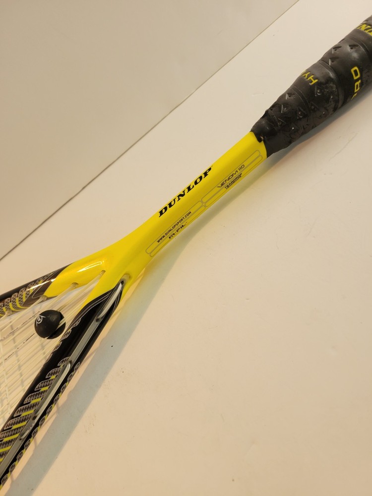 Dunlop Venom 110 Yellow Squash Racket