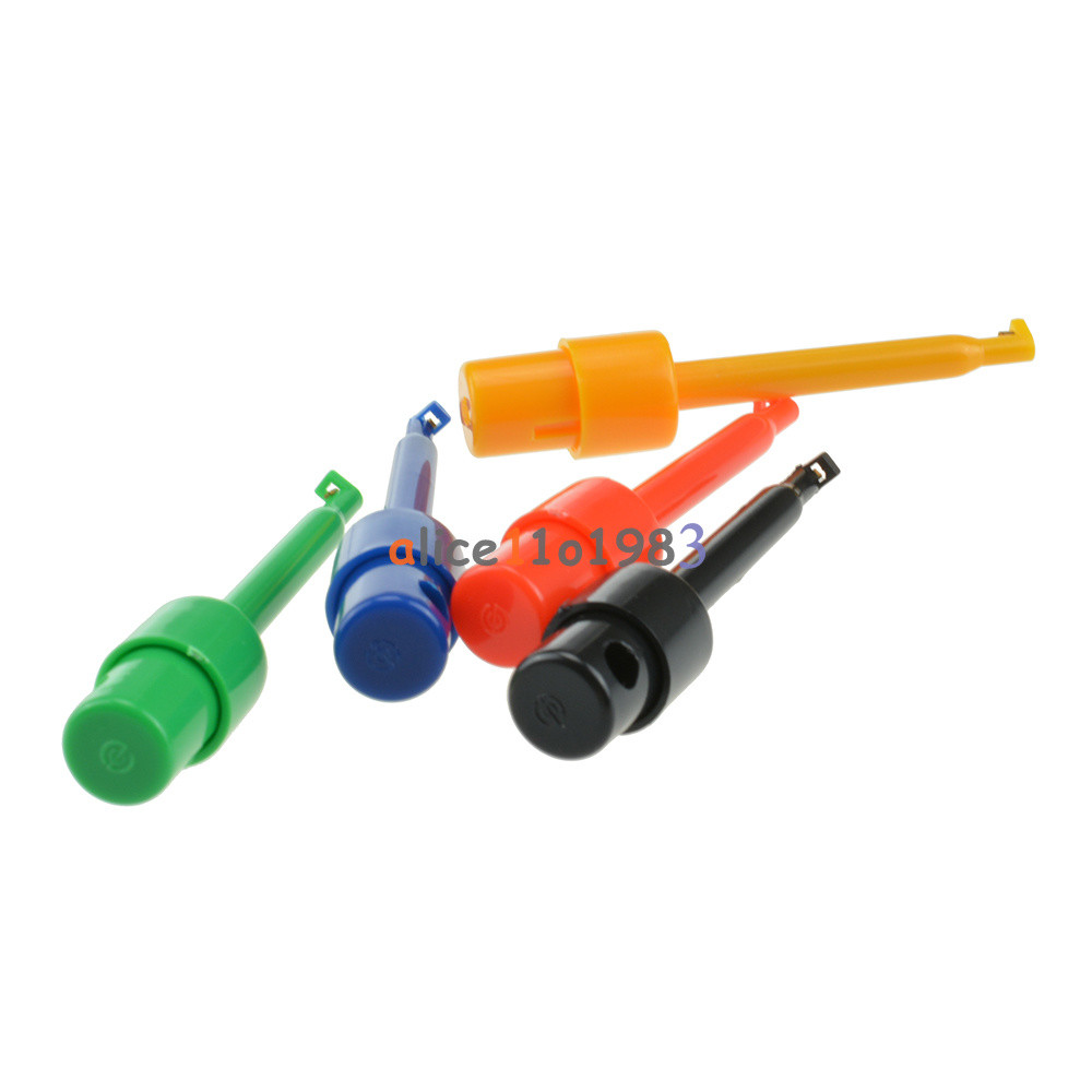 20pcs Large Size Round Single Hook Clip Test Probe for Electronic Testing