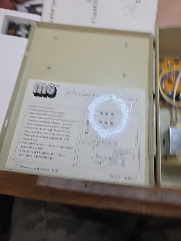 MG Electronics DPS-4 Camera 24VAC Distributed Power Supply NEW IN BOX