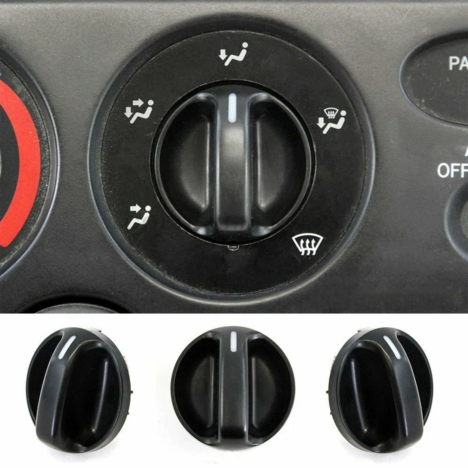 3x AC Climate Control Knob Air Switch Fits 00-06 Toyota Tundra 55905-0C010