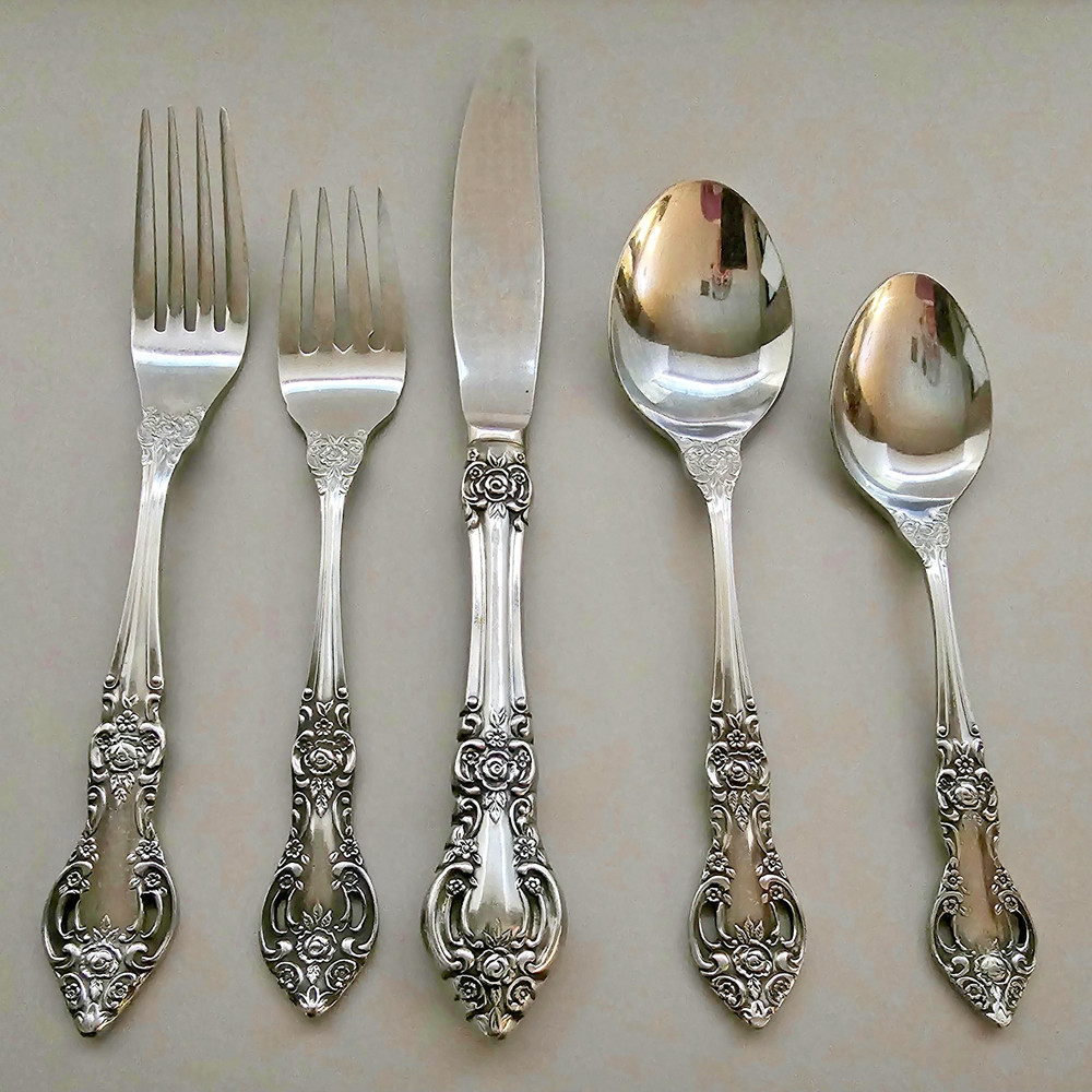 5-Pc Place Setting Oneida Northland Baton Rouge Knife,Fork,Spoon Stainless Japan