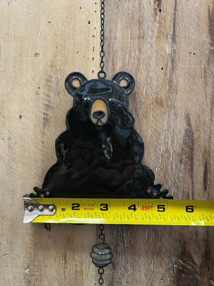 Bear Metal Windchime 31" x 5"