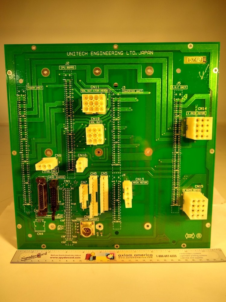 Barudan embroidery machine back board, part number 5740 or EBY01330