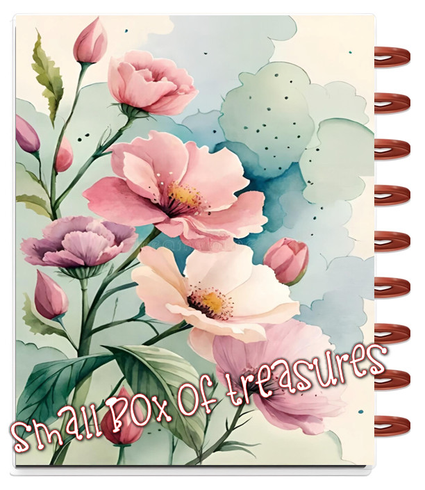 Pastel Book Stack Cover Set 4 use w/ Classic Happy Planner~