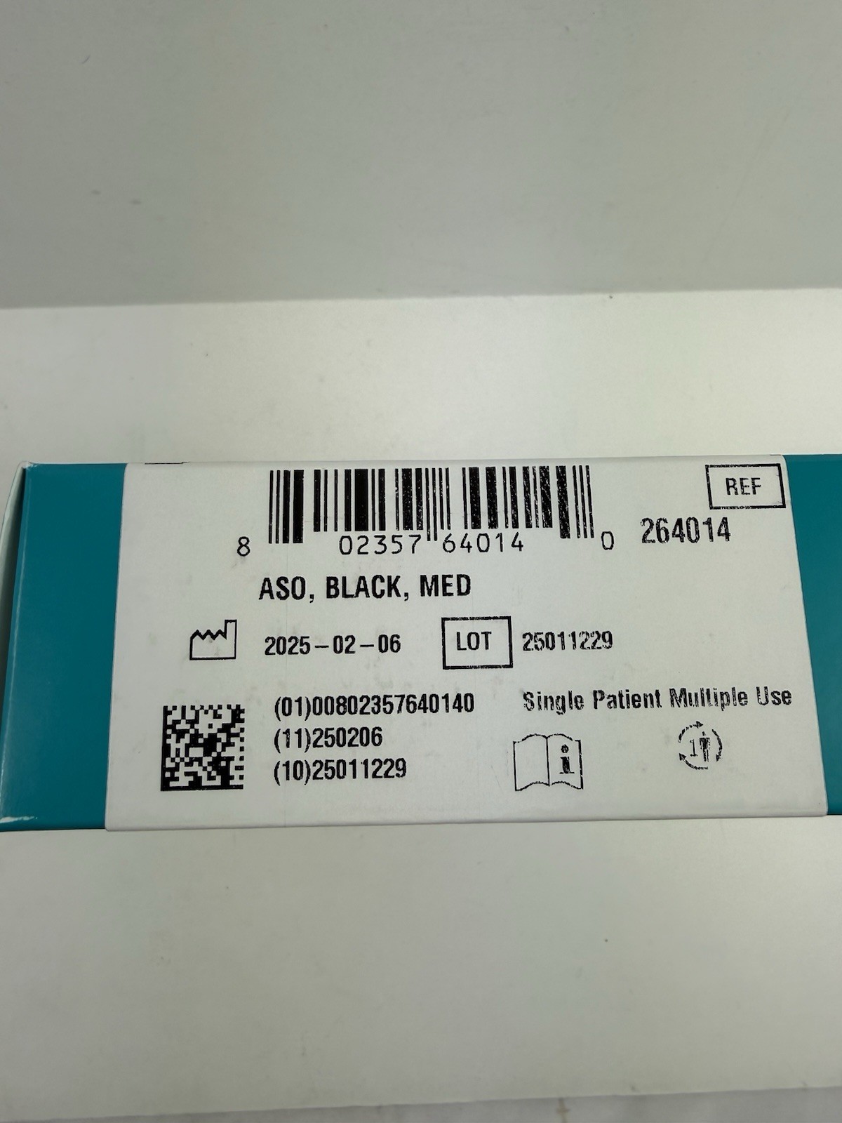 Med Spec 264014 Medium Size ASO Ankle Stabilizer - Black