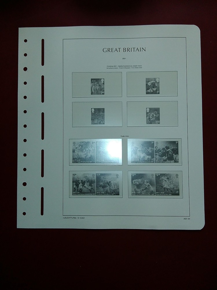 LIGHTHOUSE Commemorative Hingeless album pages Great Britain 2021 Used R2021
