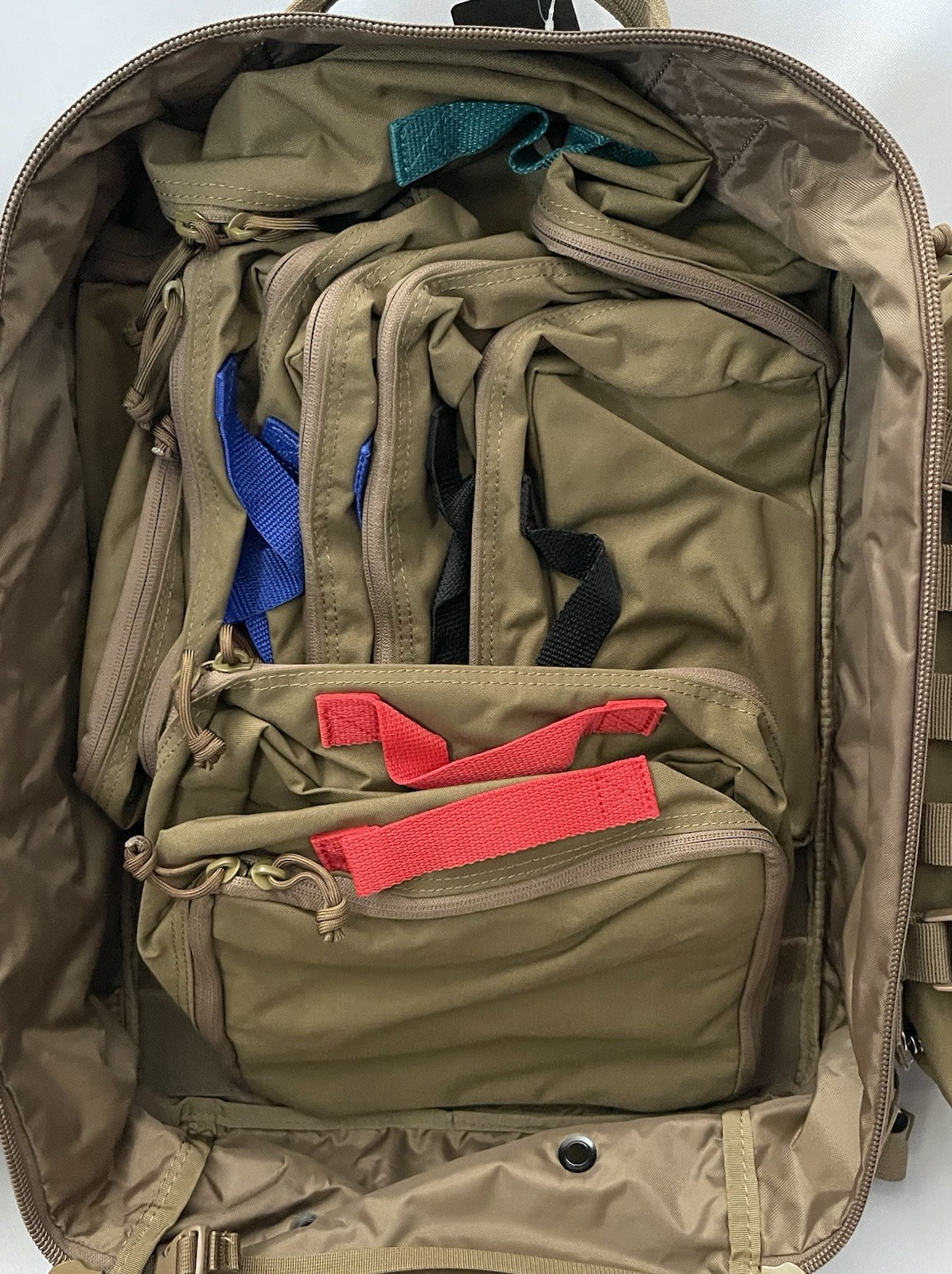 NEW North American Rescue CCRK Combat Medic Bag Pack w/ 9 Inserts Coyote Tan NAR