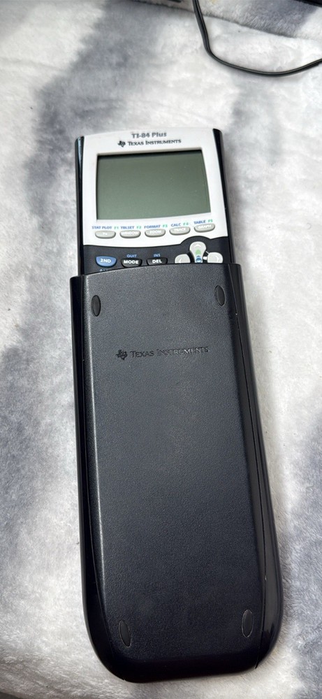 Texas Instruments TI-84 Plus Graphing Calculator Black USB Programmable LCD