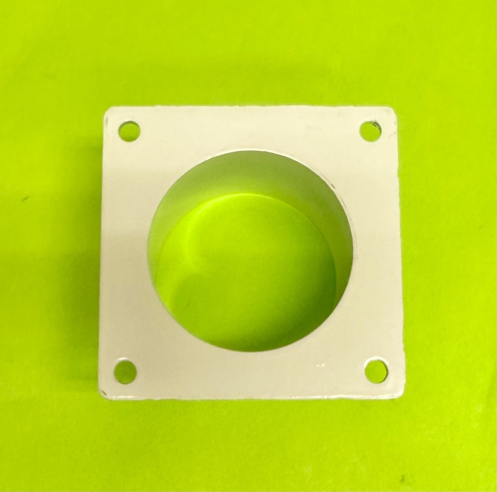 Post Light Pier Mount Column Mount 3-1/2" Square WHITE