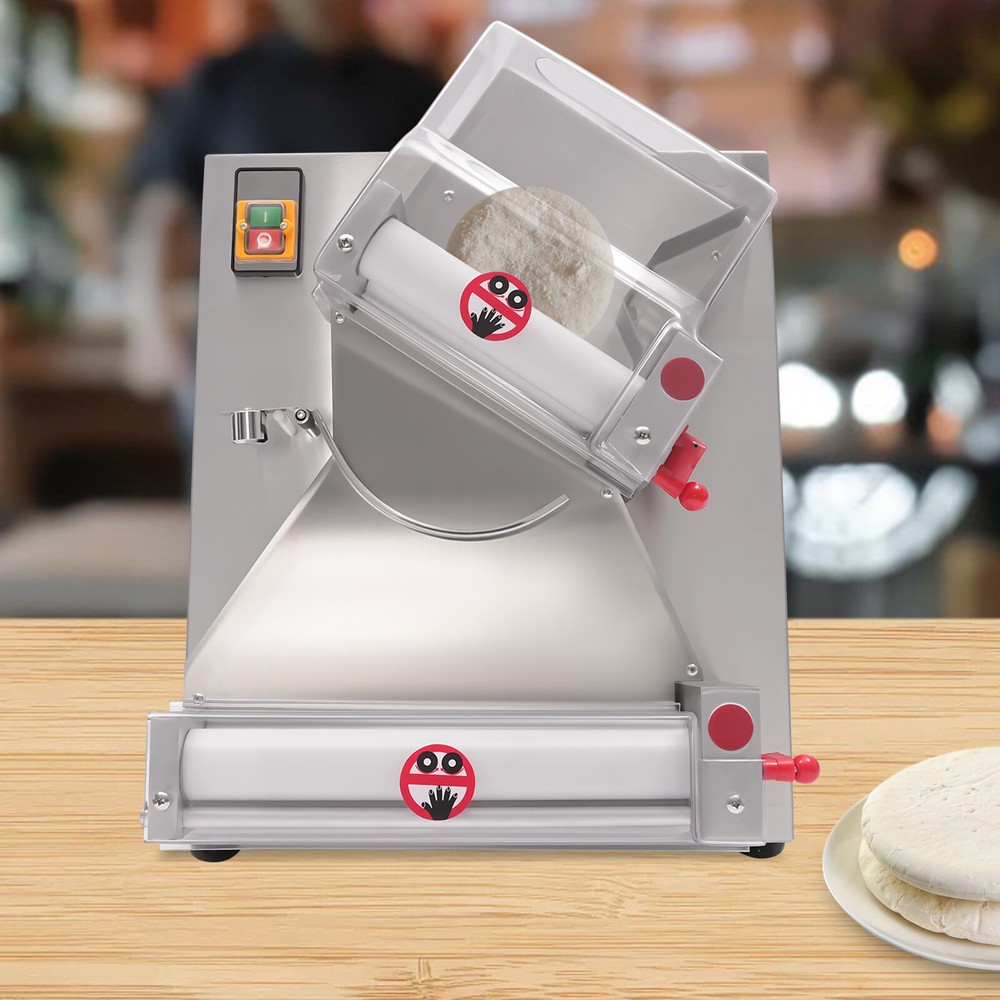 4"-12" Electric Dough Roller Sheeter Pastry Pizza Maker Press Making Machine New