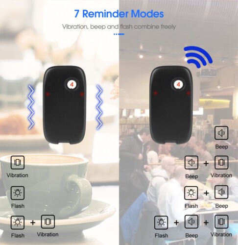Retekess TD175 Restaurant Pager System Queuing 16 Buzzers Food Truck Cafe Club