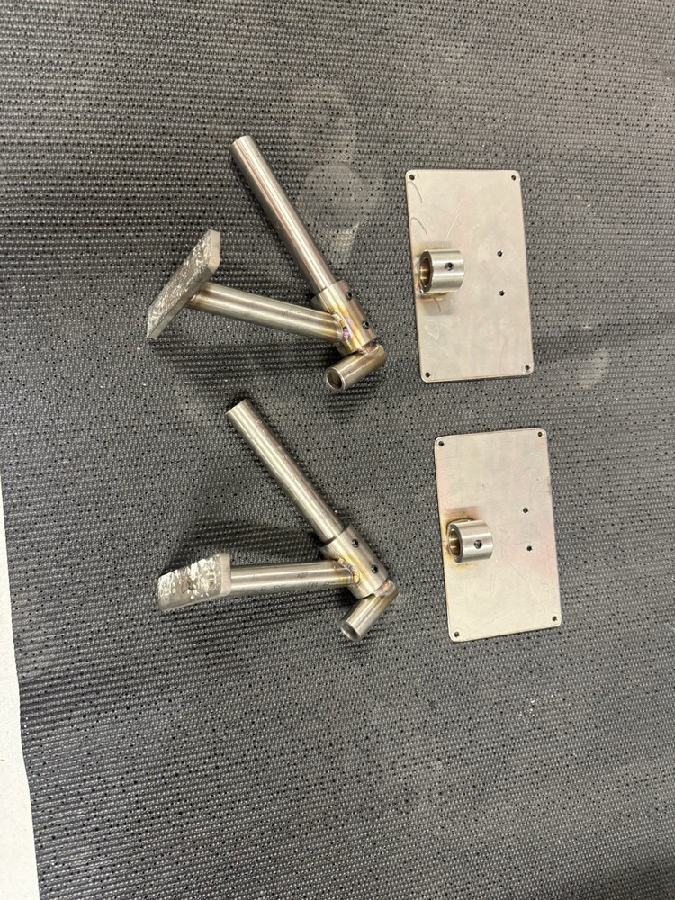 PAIR CUSTOM STAINLESS STEEL SPEAKER MOUNTS