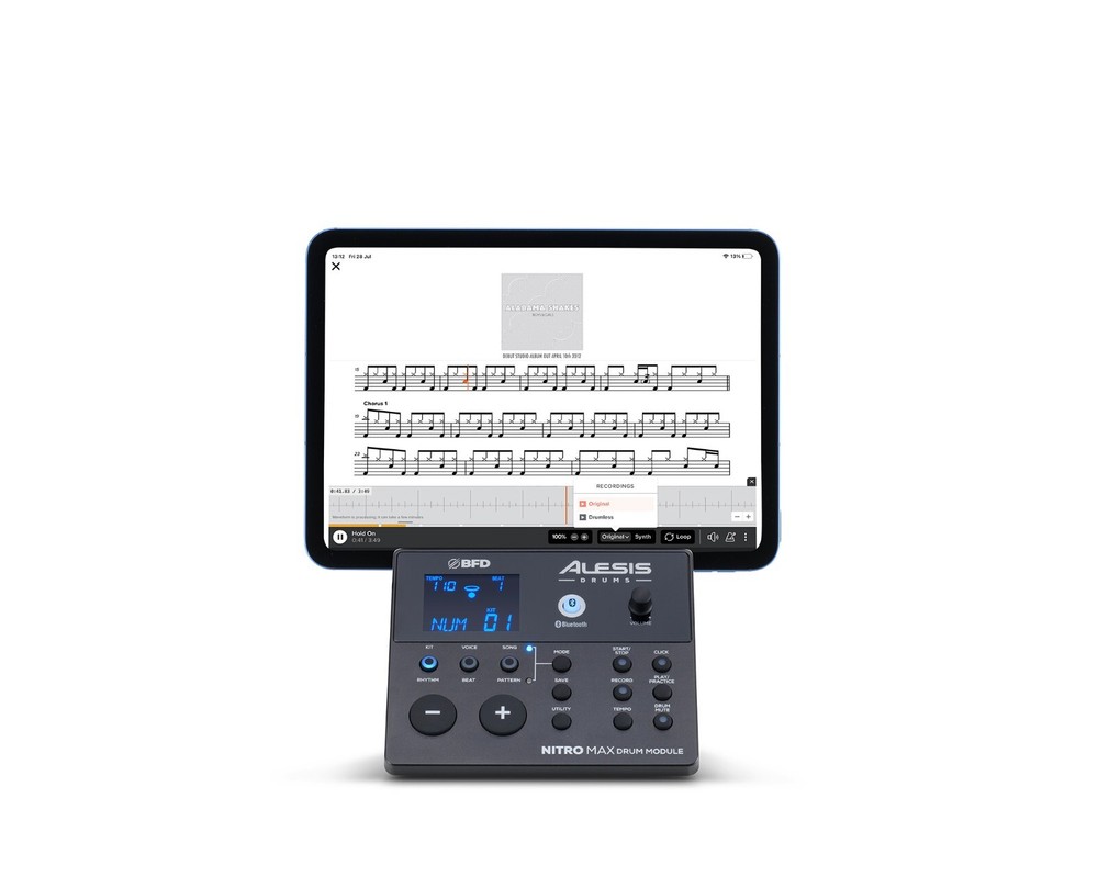 NEW Alesis NITRO MAX Drum Module w Cable Snake/Power Adapter - Machine Brain