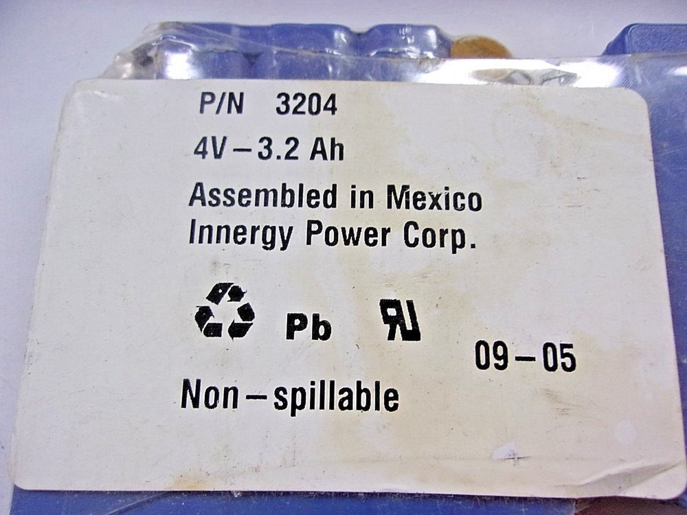 006-1086769 Controller Cache Replacement Battery 4 Volt 3.2Ah P/N 3204