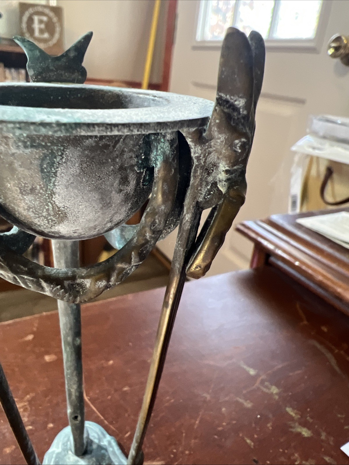 Antique Ornate Bronze Braziers Incense Burners 19th Century