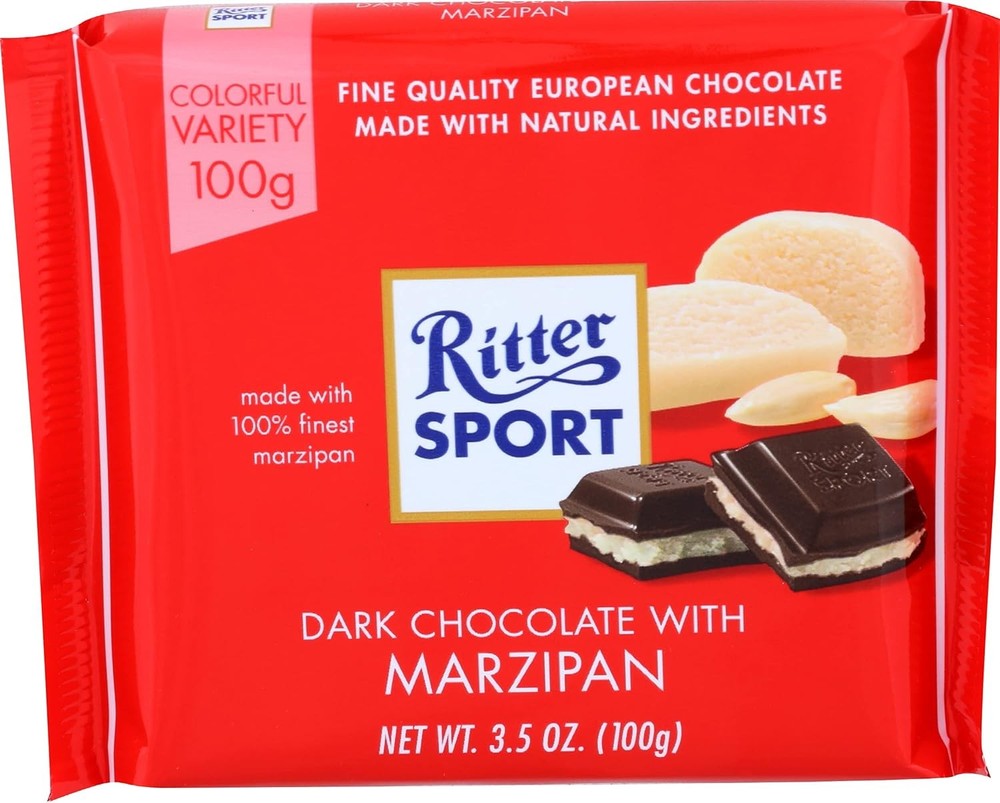 Ritter Dark Chocolate With Marzipan