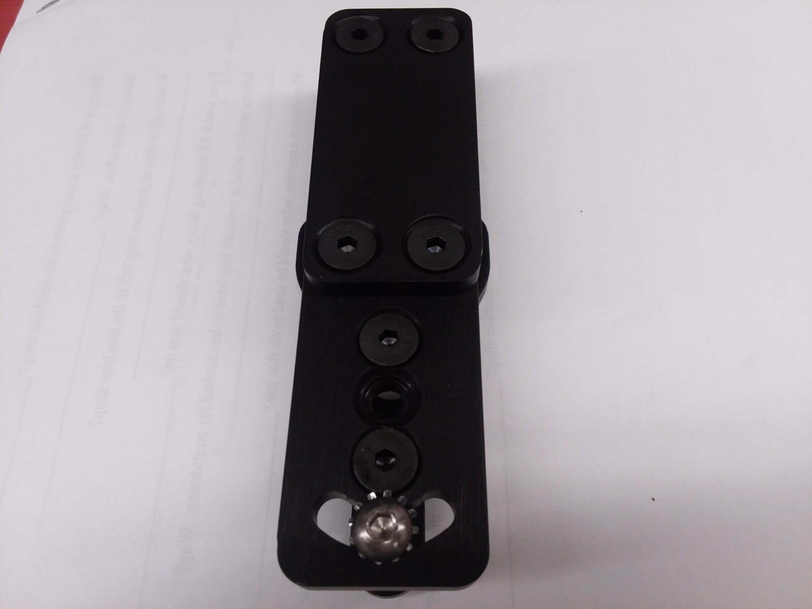 Rotation Offset Ball Mount by Lee Holster Hangers-Raw, Black and Blue Anodized