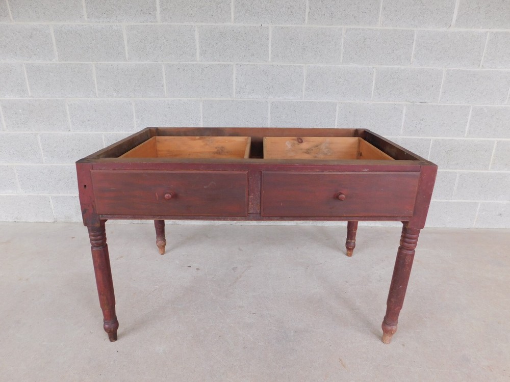 Antique 19th Century Tavern Work Dining Table