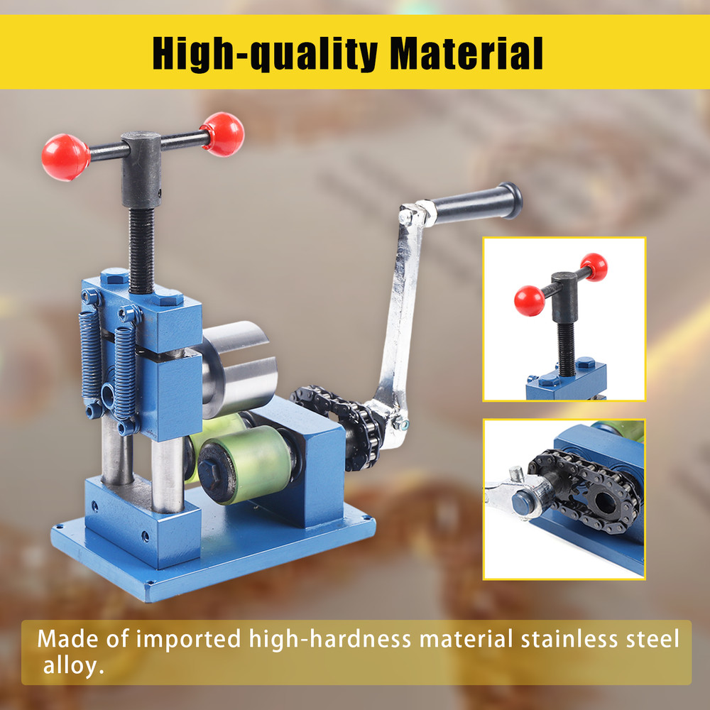 Hand Crank Jewelry Ring Bracelet Press Bending Machine Earring Processing Bender