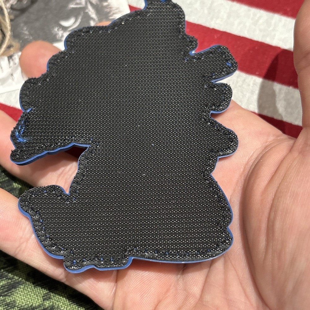 PvC Lady Liberty Hook And Loop Patch High Quality 3d HUGE 3.25x4.5”!