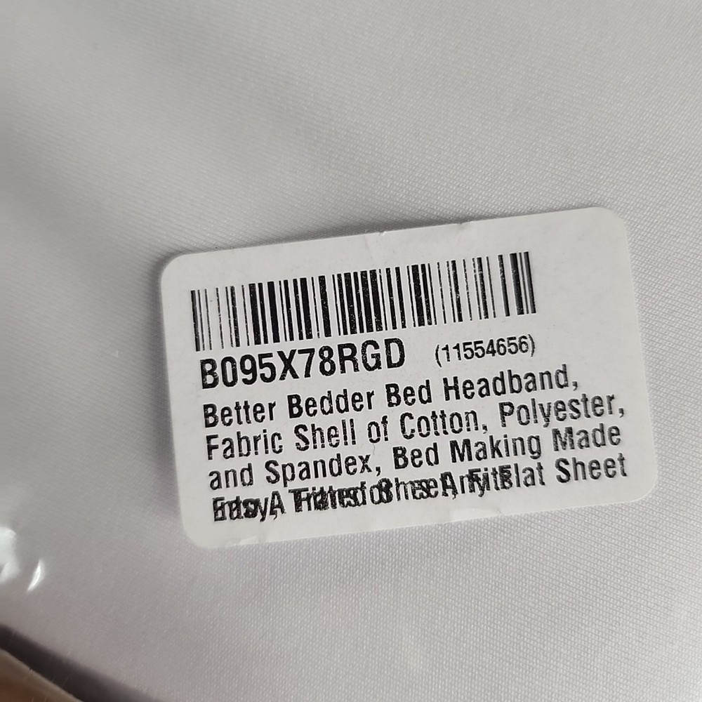 Better Bedder Bed King Size Headband Making Made Easy MSRP $90